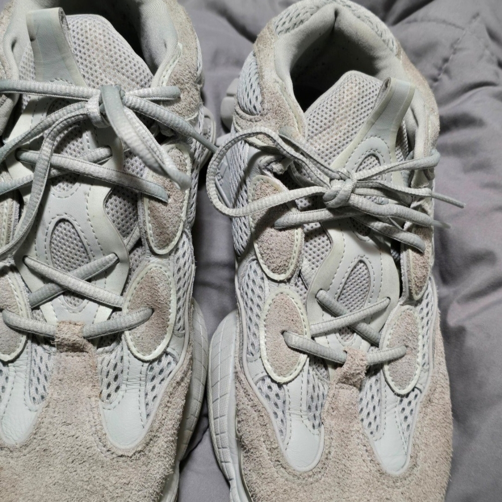 adidas Athletic Shoes in White and Tan